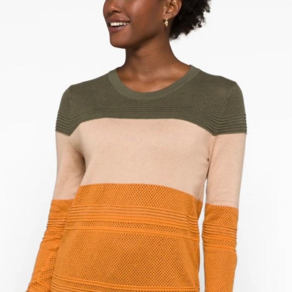 Market & Spruce Colorblock Lightweight Pullover Sweater size Med - 23